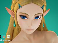 Princess Zelda Nude Breasts