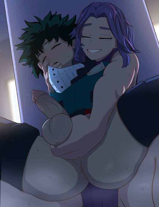 Kaina Tsutsumi Grabbing Togaru Kamakiri's Erect Dick - My Hero Academia Porn