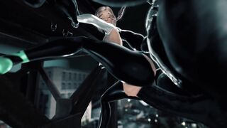 3D Schoolgirl Gwen fucked by monster Venom in Free Animated Porn