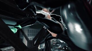 3D Schoolgirl Gwen fucked by monster Venom in Free Animated Porn