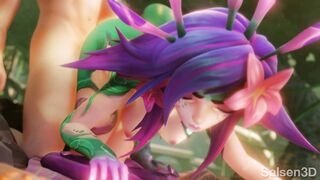 Neeko Doggystyle Fucked in League Of Legends Porn Animation