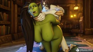 Big Boobed Orc Babe Suhdra Fucked from Behind in WoW Brill