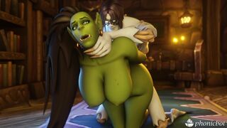 Big Boobed Orc Babe Suhdra Fucked from Behind in WoW Brill