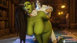 Big Boobed Orc Babe Suhdra Fucked from Behind in WoW Brill