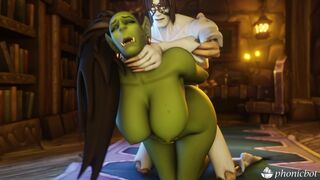 Big Boobed Orc Babe Suhdra Fucked from Behind in WoW Brill