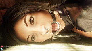 Lara Croft BDSM Deepthroat & Anal Fucked - Laras Hell Part 01