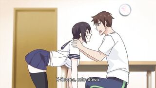 Tight and Soft Hentai Schoolgirls Pussy Fucked by her Childhood Friend in Bath Tub