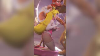 Barely legal 18yo Princess Forced to Suck Big Monster Cock in Cartoon Porn Animation