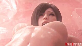 Resident Evil Ada Wong Fucked & Cumflated by Bizzare Tentacles
