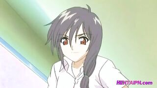 18yo Virgin Uncensored Hentai Anime Babe does Footjob and Rubs her pussy against Perverted Older Man