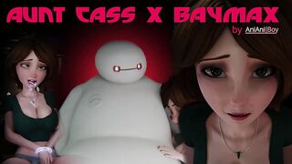 Pregnant 3D Milf Aunt Cass Fucked by Baymax Inflatable Toy