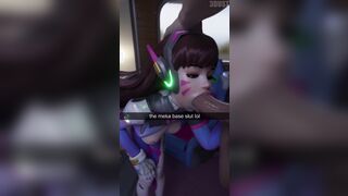 Sweet DVA Moans While Thick Cock Slides All the Way Up her Throat