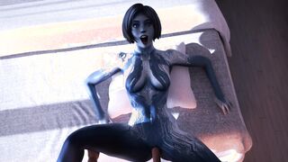 Video Game Halo Cortana Banged Missionary in 3D
