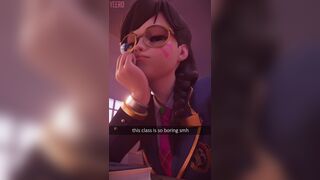 D.va Flashes Her Pussy in Snapchat by Yeero3D