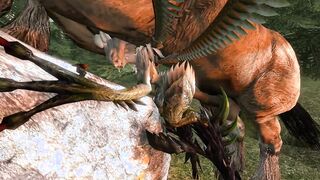 Garuda gets fucked by a horse