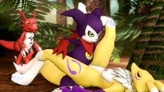 Impmon fucks Renamon