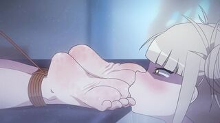 Ochaco Worshipping Toga's Foot - My Hero Academia Feet Fetish Porn Animation