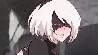 Yorha Creampied - Nier Automata Cartoon Porn Animation