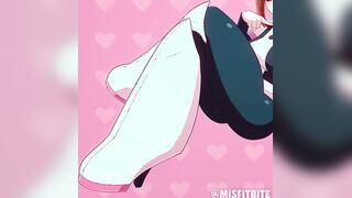 Ochaco Uraraka Face & Pussy Fucked - My Hero Academia Cartoon Sex Animation