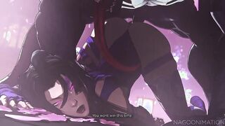 Venom Puts Slutty Mutant Psylocke in Her Place - Marvel Rivals Porn Animation