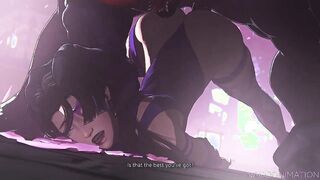 Venom Puts Slutty Mutant Psylocke in Her Place - Marvel Rivals Porn Animation