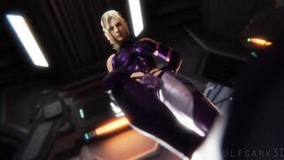 Nina Williams Reverse POV Split Leg Ride