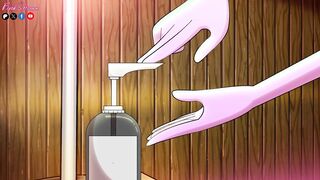 Qper Dakimakura's Oil Massage - Cartoon porn animation [PinkShonen]