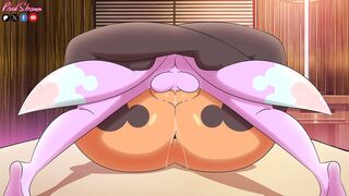 Qper Dakimakura's Oil Massage - Cartoon porn animation [PinkShonen]