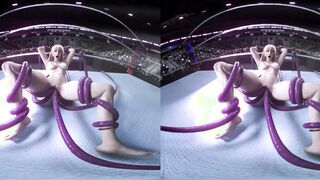 Tekken Lili with huge tentacles inside - VR 3D Pron