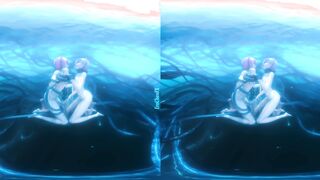 rem and ram underwater tentacles - VR porn