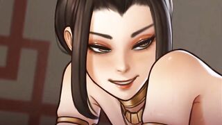 Teasing Azula's Butt Cheeks Before Sticking It In And Making Her Cum