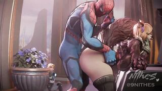 Phat Ass Squirrel Girl Enjoys Hard Backshots From Spiderman