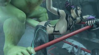 Juri Wants Blanka To Go Harder And Harder - Street Fighter SFM Porn