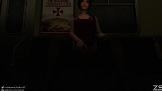 RESIDENT EVIL - Ada Wong in the subway