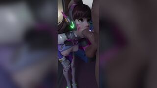 Dva Face Fucked by Big White Cock