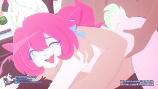 Bunny Girl Double Penetrated in Cartoon Sex Video