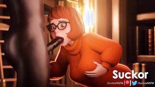 Scooby-Doo Velma Sucking Black Dick