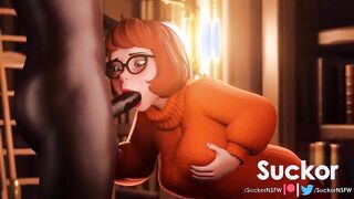 Scooby-Doo Velma Sucking Black Dick