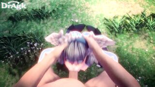 POV: Anime Melia gets her Cute Face Fucked