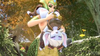 Cassiopea Uses Petite Tristana Body as a Portable Sucking Sex Toy