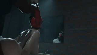 Harley Quinn Enjoys Rough BDSM Doggy Style Sex