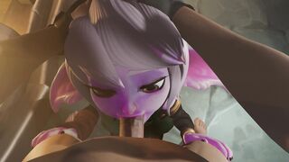 POV: Tristana Lets You Fuck her Cute Teen Face