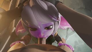 POV: Tristana Lets You Fuck her Cute Teen Face