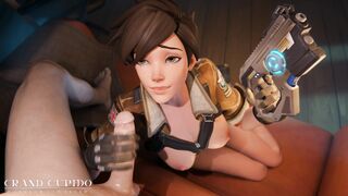 Tracer: Your Dick Is Under Arrest (Blowjob)