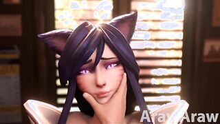 POV: Ahri Sucks Your Thumb While You Fuck Her With Legs Closed