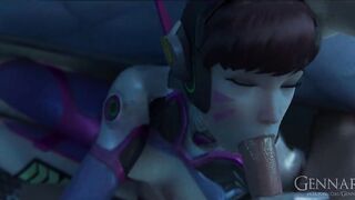 Gamergirl Dva Has no Gag Reflex