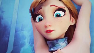 Anna Captures Elsa (The Frozen Lesbian Animation)