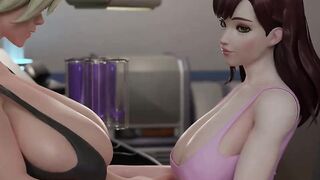 Dva Plays with Massive Mommy Milkers Mercy (Boob Growth)