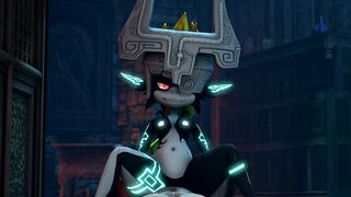 Midna rides your dick at night