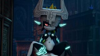 Midna rides your dick at night